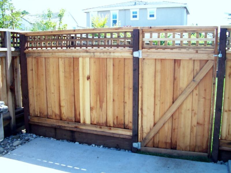 Wooden Fence, and Gate