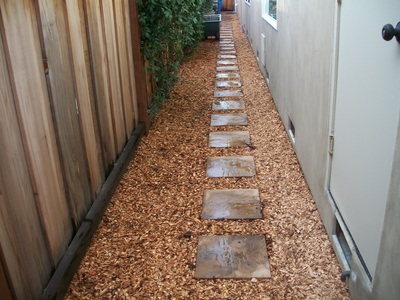 Stepping Stones and Gravel Pathway