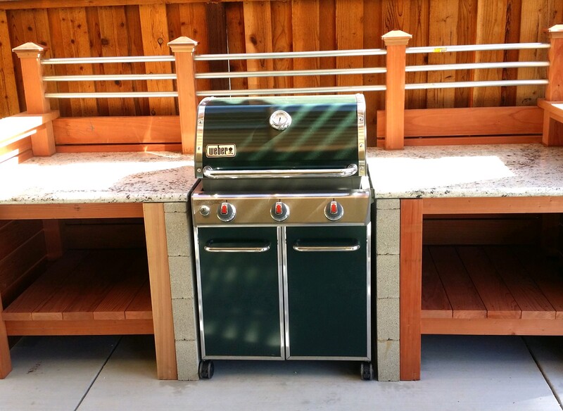 Outdoor Kitchen in san jose by landscape solutions